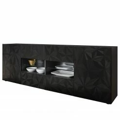 LC Spa Sideboard Prisma III - Hochglanz Anthrazit