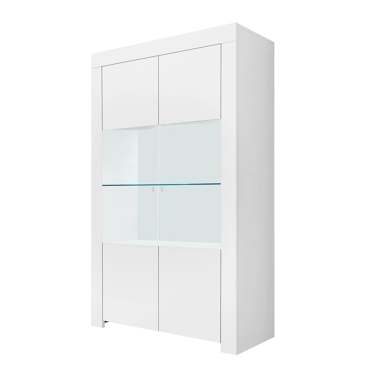 LC Spa Vitrinenschrank Firenze - Matt Weiß 1 LC Spa Vitrinenschrank Firenze - Matt Weiß