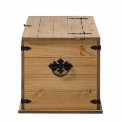 Maison Belfort Truhe Finca Rustica - Kiefer massiv - Kiefer Natur -Wohnzimmermöbel boutique en ligne 1000178021 200212 13141200022 DETAILS P000000001000178021