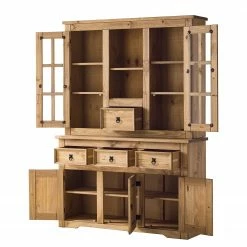 Maison Belfort Buffetaufsatz Finca Rustica - Kiefer massiv - Kiefer Natur -Wohnzimmermöbel boutique en ligne 1000178034 200221 14583500012 DETAILS P000000001000178034