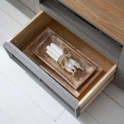 Maison Belfort TV-Lowboard Finca Rustica II - Kiefer massiv - Kiefer Grau -Wohnzimmermöbel boutique en ligne 1000178053 200507 14182300014 DETAILS P000000001000178053