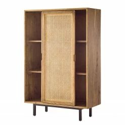 Ars manufacti Highboard Vina - Mango massiv / Wiener Geflecht - Mango / Schwarz -Wohnzimmermöbel boutique en ligne 1000178071 200323 13583500014 DETAILS P000000001000178071