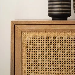 Ars manufacti Sideboard Vina I - Mango massiv / Wiener Geflecht - Mango / Schwarz -Wohnzimmermöbel boutique en ligne 1000178078 200317 14181600004 DETAILS P000000001000178078