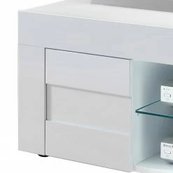 LC Spa TV-Lowboard Easy - Hochglanz Weiß - Breite: 138 cm -Wohnzimmermöbel boutique en ligne 1000178240 190708 09150400005 DETAILS P000000001000178240