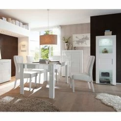 LC Spa Standvitrine Easy - Hochglanz Weiß -Wohnzimmermöbel boutique en ligne 1000178261 190708 09150500040 MOOD DETAILS P000000001000178261 mood