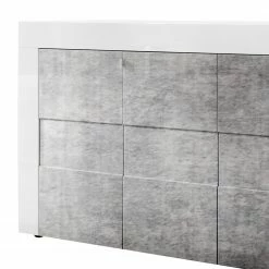 LC Spa Sideboard Easy III - Hochglanz Weiß / Beton Dekor -Wohnzimmermöbel boutique en ligne 1000178268 201029 08542600595 DETAILS P000000001000178268