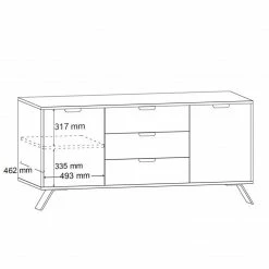 LC Spa Sideboard Palma I - Pero Dekor 10 LC Spa Sideboard Palma I - Pero Dekor -Wohnzimmermöbel boutique en ligne 1000178602 190703 13284700013 SKETCH GALLERYIMAGES P000000001000178602 sketch