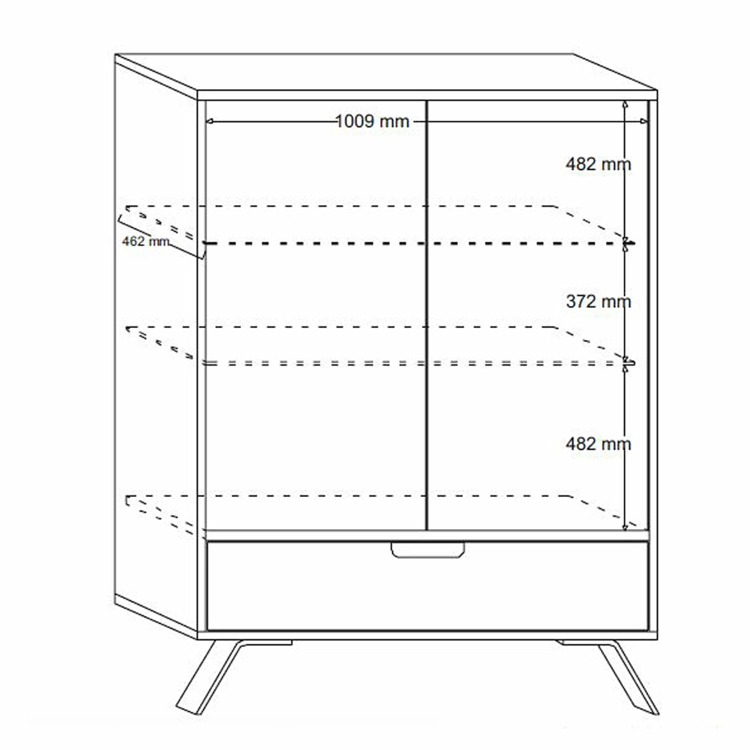 LC Spa Vitrinenschrank Palma - Pero Dekor 4 LC Spa Vitrinenschrank Palma - Pero Dekor – Bild 4