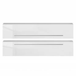 LC Spa Wohnwand Infinity VII (4-teilig) - Weiß / Nussbaum hell Dekor -Wohnzimmermöbel boutique en ligne 1000178621 190807 06302600034 DETAILS P000000001000178621