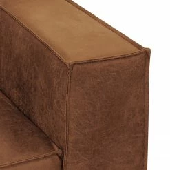 Ars manufacti Sofa Kups I (3-Sitzer) - Samt - Mischgewebe Esha: Cognac -Wohnzimmermöbel boutique en ligne 1000179100 190911 09322900077 DETAILS P000000001000179100