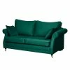 Maison Belfort Sofa Killara (2-Sitzer) - Samt - Antikgrün