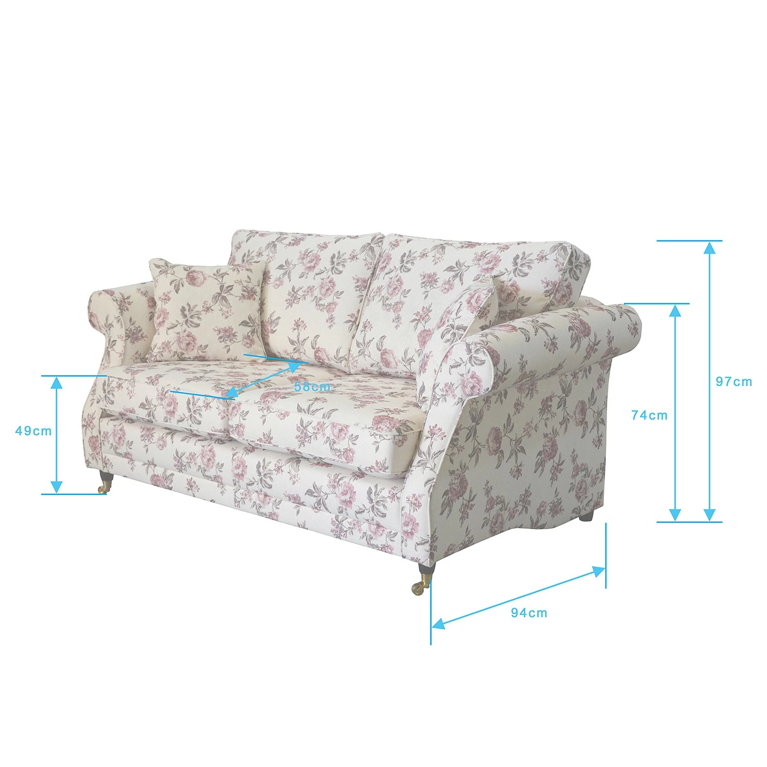 Maison Belfort Sofa Killara (2-Sitzer) - Samt - Antikgrün 16 Maison Belfort Sofa Killara (2-Sitzer) - Samt - Antikgrün – Bild 16