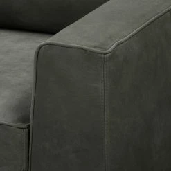 Jack & Alice Sofa Sanchez I (2-Sitzer) - Samt - Echtleder Kena: Anthrazit -Wohnzimmermöbel boutique en ligne 1000179244 190813 17580000226 DETAILS P000000001000179244