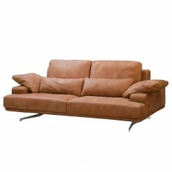 Ars manufacti Sofa Lurrip I (2-Sitzer) - Echtleder - Cognac