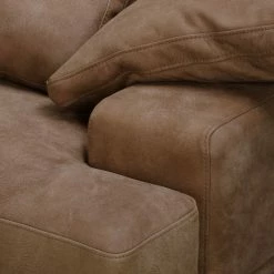 Ars manufacti Ecksofa Lurrip I - Echtleder - Braun - Longchair davorstehend links -Wohnzimmermöbel boutique en ligne 1000179351 190813 17590601205 DETAILS P000000001000179351