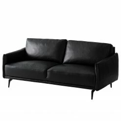 Studio Copenhagen Sofa Harlev (3-Sitzer) - Echtleder - Schwarz