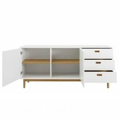 Tenzo Sideboard Svea II - Weiß / Eiche Dekor -Wohnzimmermöbel boutique en ligne 1000179426 210728 10150400046 DETAILS P000000001000179426