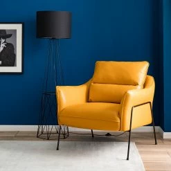 Studio Copenhagen Sessel Knokke II - Echtleder - Goldgelb -Wohnzimmermöbel boutique en ligne 1000179435 200622 14532700001 MOOD DETAILS P000000001000179435 mood