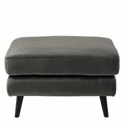 Jack & Alice Hocker Tennyson - Samt - Grau -Wohnzimmermöbel boutique en ligne 1000180150 200715 12141200024 DETAILS P000000001000180150