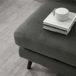 Jack & Alice Hocker Tennyson - Samt - Grau -Wohnzimmermöbel boutique en ligne 1000180150 201030 05553900043 DETAILS P000000001000180150