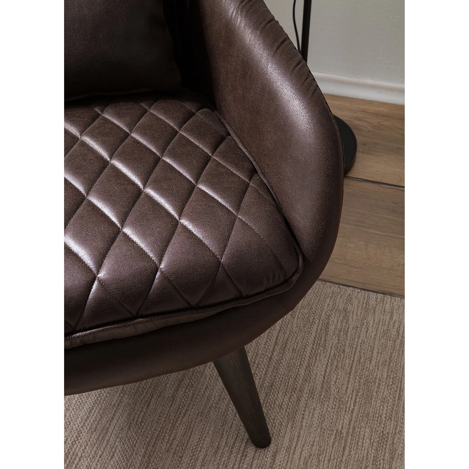 Ars manufacti Sessel Belrose I - Kunstleder - Dunkelbraun 13 Ars manufacti Sessel Belrose I - Kunstleder - Dunkelbraun – Bild 13