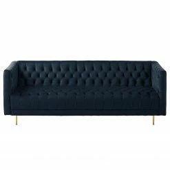 Jack & Alice Sofa Reynella II (3-sitzer) - Samt - Marineblau -Wohnzimmermöbel boutique en ligne 1000180888 201021 14381400020 DETAILS P000000001000180888