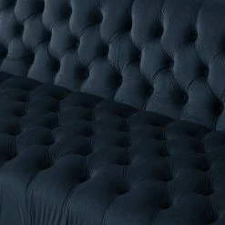 Jack & Alice Sofa Reynella II (3-sitzer) - Samt - Marineblau -Wohnzimmermöbel boutique en ligne 1000180888 201021 14381600024 DETAILS P000000001000180888