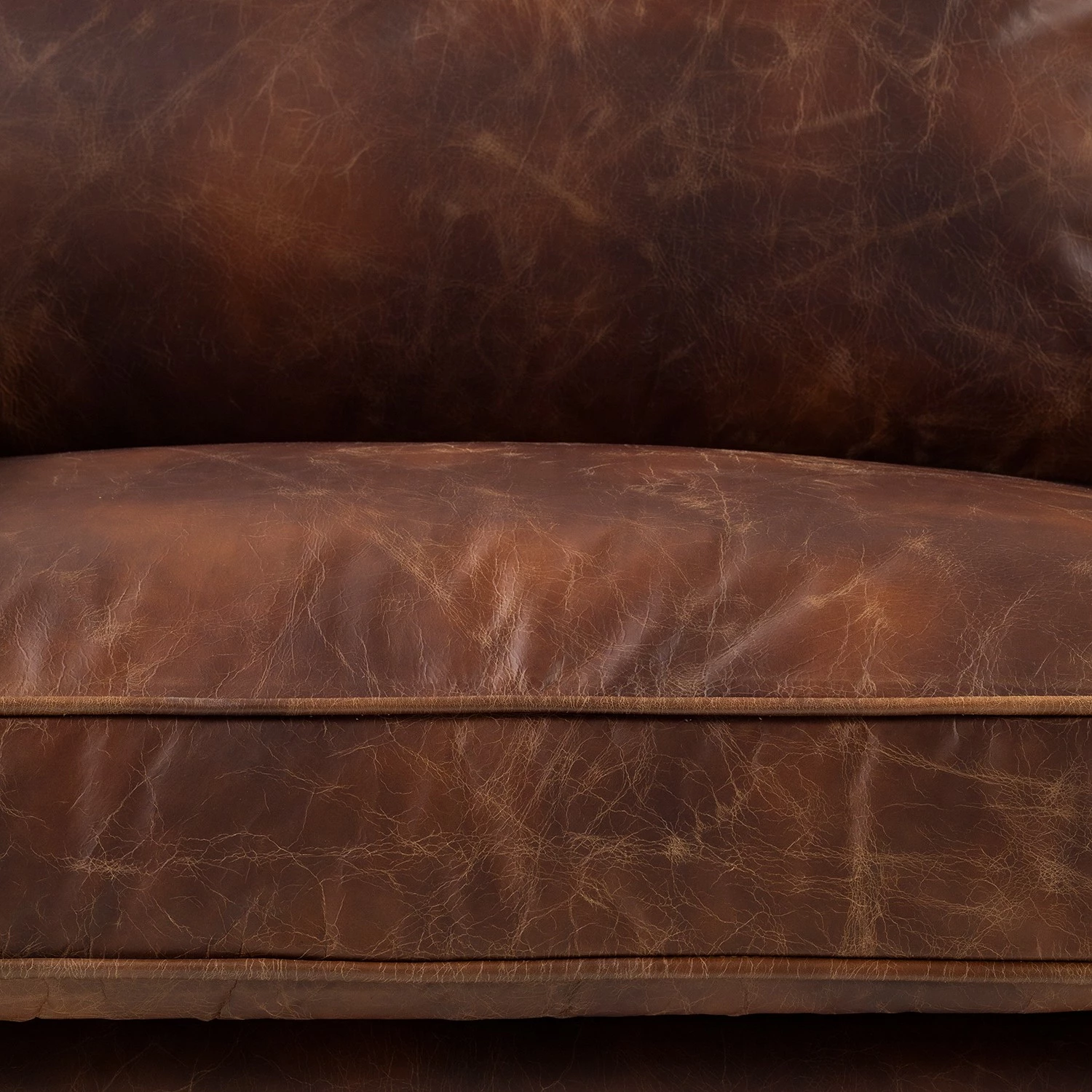 Ars manufacti Sofa Quesada (3-sitzer) - Echtleder - Braun 9 Ars manufacti Sofa Quesada (3-sitzer) - Echtleder - Braun – Bild 9