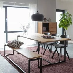 Red Living Highboard Frahan - Wildeiche / Schwarz -Wohnzimmermöbel boutique en ligne 1000181277 190710 16192700035 MOOD DETAILS P000000001000181277 mood