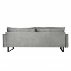 Ars manufacti Polstergarnitur Liel I (3-2) - Antiklederlook - Samt Onoli: Hellgrau -Wohnzimmermöbel boutique en ligne 1000181419 190911 09331201828 DETAILS P000000001000181419