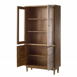 Ars manufacti Vitrinenschrank Buuda - Akazie massiv - Ecru / Akazie 26 Ars manufacti Vitrinenschrank Buuda - Akazie massiv - Ecru / Akazie -Wohnzimmermöbel boutique en ligne 1000182056 200225 06193500019 DETAILS P000000001000182056