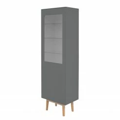 Mørteens Wohnwand Lindholm II (4-teilig) - Eiche teilmassiv - Grau -Wohnzimmermöbel boutique en ligne 1000182335 190806 13181800028 DETAILS P000000001000182335