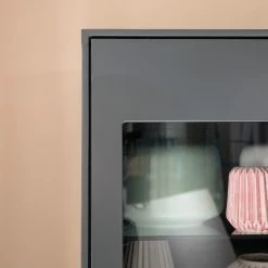 Mørteens Wohnwand Lindholm II (4-teilig) - Eiche teilmassiv - Grau -Wohnzimmermöbel boutique en ligne 1000182335 200110 17352100040 DETAILS P000000001000182335