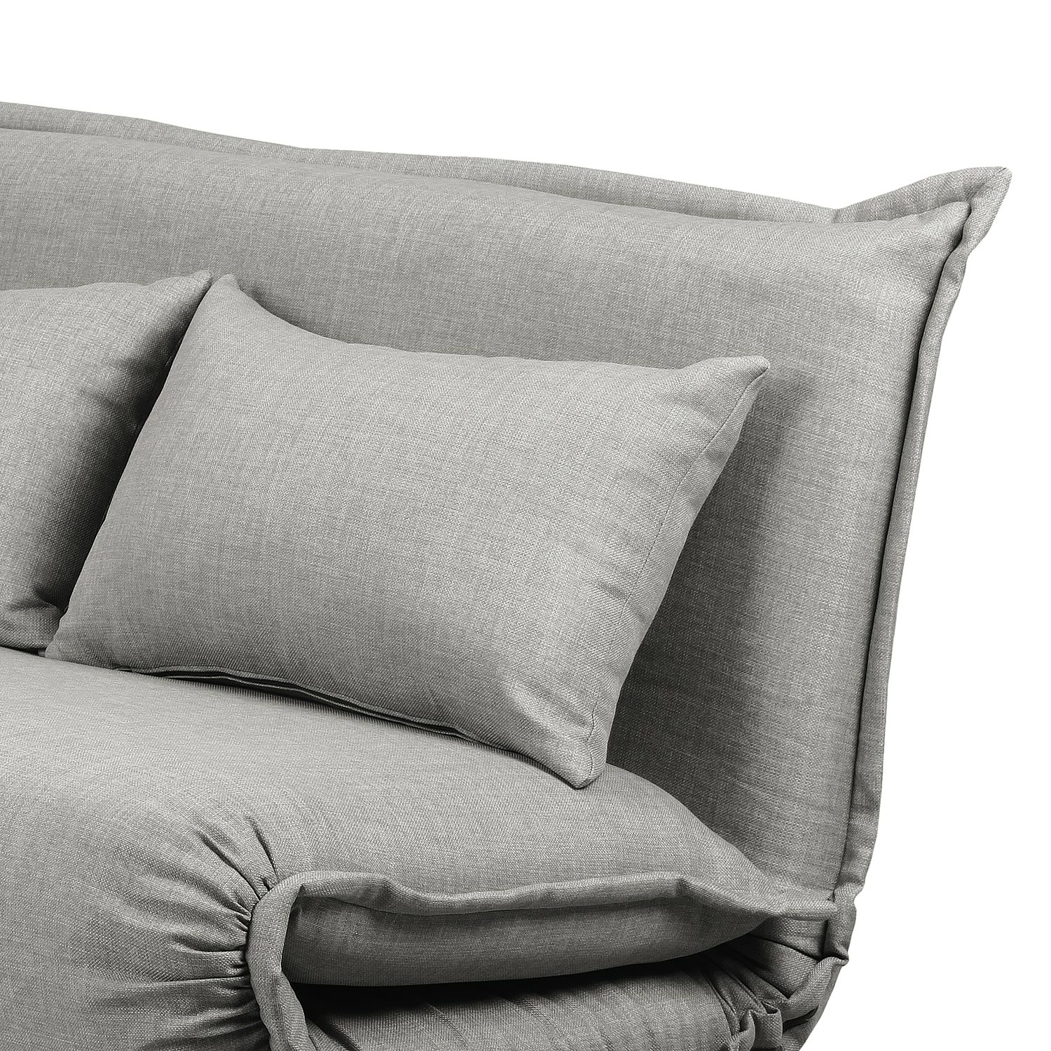 Jack & Alice Schlafsofa Jake - Webstoff - Hellgrau 7 Jack & Alice Schlafsofa Jake - Webstoff - Hellgrau – Bild 7