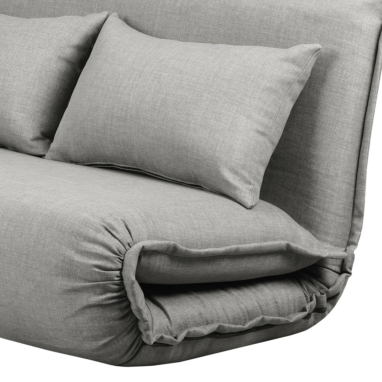 Jack & Alice Schlafsofa Jake - Webstoff - Hellgrau 8 Jack & Alice Schlafsofa Jake - Webstoff - Hellgrau – Bild 8