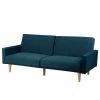 Mørteens Schlafsofa Borrby - Webstoff - Marineblau