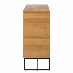 Ars Natura Sideboard Nozza II - Echtholzfurnier - Eiche / Schwarz -Wohnzimmermöbel boutique en ligne 1000182814 200214 14501800003 DETAILS P000000001000182814