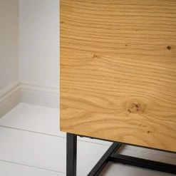 Ars Natura Sideboard Nozza II - Echtholzfurnier - Eiche / Schwarz -Wohnzimmermöbel boutique en ligne 1000182814 200306 14374700005 MOOD DETAILS P000000001000182814 mood