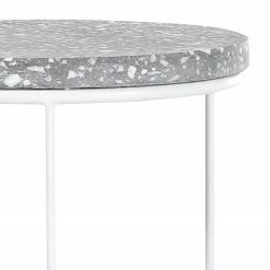 Norrwood Beistelltisch Terrazzo I - Terrazzo / Metall - Mehrfarbig / Weiß -Wohnzimmermöbel boutique en ligne 1000182817 190731 14364900006 DETAILS P000000001000182817