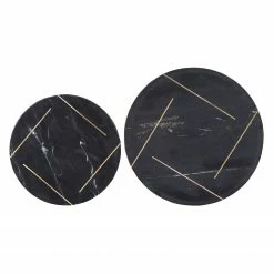 Jack & Alice Beistelltisch Marbollo I (2-teilig) - Marmor / Metall - Anthrazit / Gold -Wohnzimmermöbel boutique en ligne 1000182821 190731 14365100023 DETAILS P000000001000182821