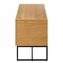 Ars Natura TV-Lowboard Nozza II - Echtholzfurnier - Eiche / Schwarz -Wohnzimmermöbel boutique en ligne 1000182822 200214 14501900021 DETAILS P000000001000182822