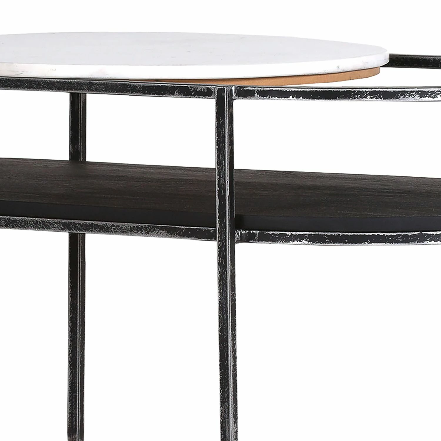 Red Living Couchtisch Pondo - Akazie massiv / Marmor - Schwarz / Weiß 4 Red Living Couchtisch Pondo - Akazie massiv / Marmor - Schwarz / Weiß – Bild 4