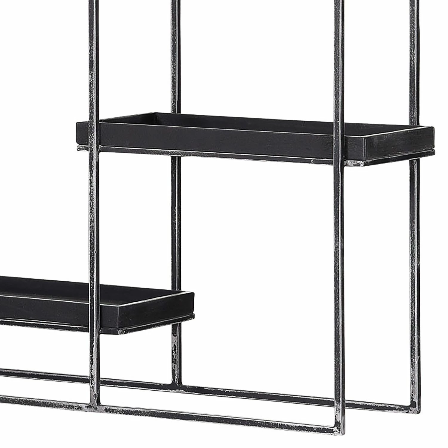 Red Living Regal Pondo - Akazie massiv / Metall - Akazie Schwarz / Schwarz 4 Red Living Regal Pondo - Akazie massiv / Metall - Akazie Schwarz / Schwarz – Bild 4