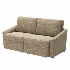 Modoform Schlafsofa Rifton III - Strukturstoff - Hellbraun