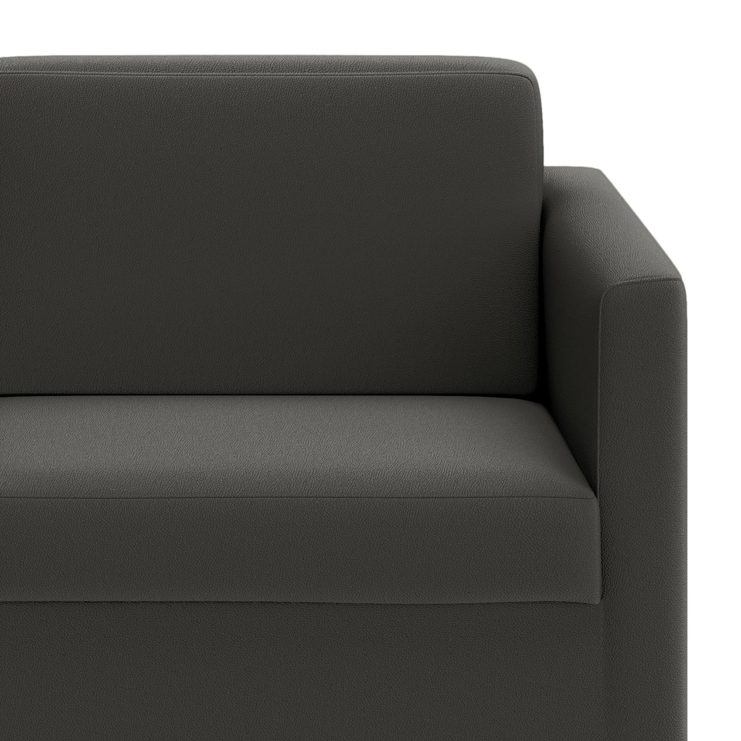 Loftscape Sofa Deven IV (2-Sitzer) - Pigmentiertes Leder - Anthrazit 8 Loftscape Sofa Deven IV (2-Sitzer) - Pigmentiertes Leder - Anthrazit – Bild 8