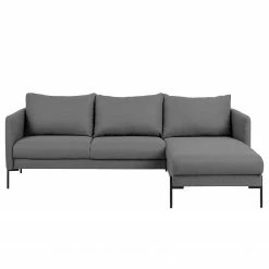 Fredriks Ecksofa Pratt - Webstoff - Dunkelgrau - Longchair davorstehend rechts -Wohnzimmermöbel boutique en ligne 1000183796 210323 15250101893 DETAILS P000000001000183796