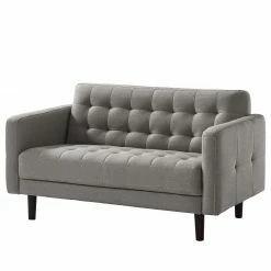 Mørteens Sofa Sindi II (2-Sitzer) - Webstoff - Hellgrau
