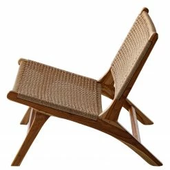 Ars manufacti Loungesessel Sulina - Papiergeflecht/ Teakholz massiv - Natur / Teak -Wohnzimmermöbel boutique en ligne 1000183938 200417 13483600005 DETAILS P000000001000183938
