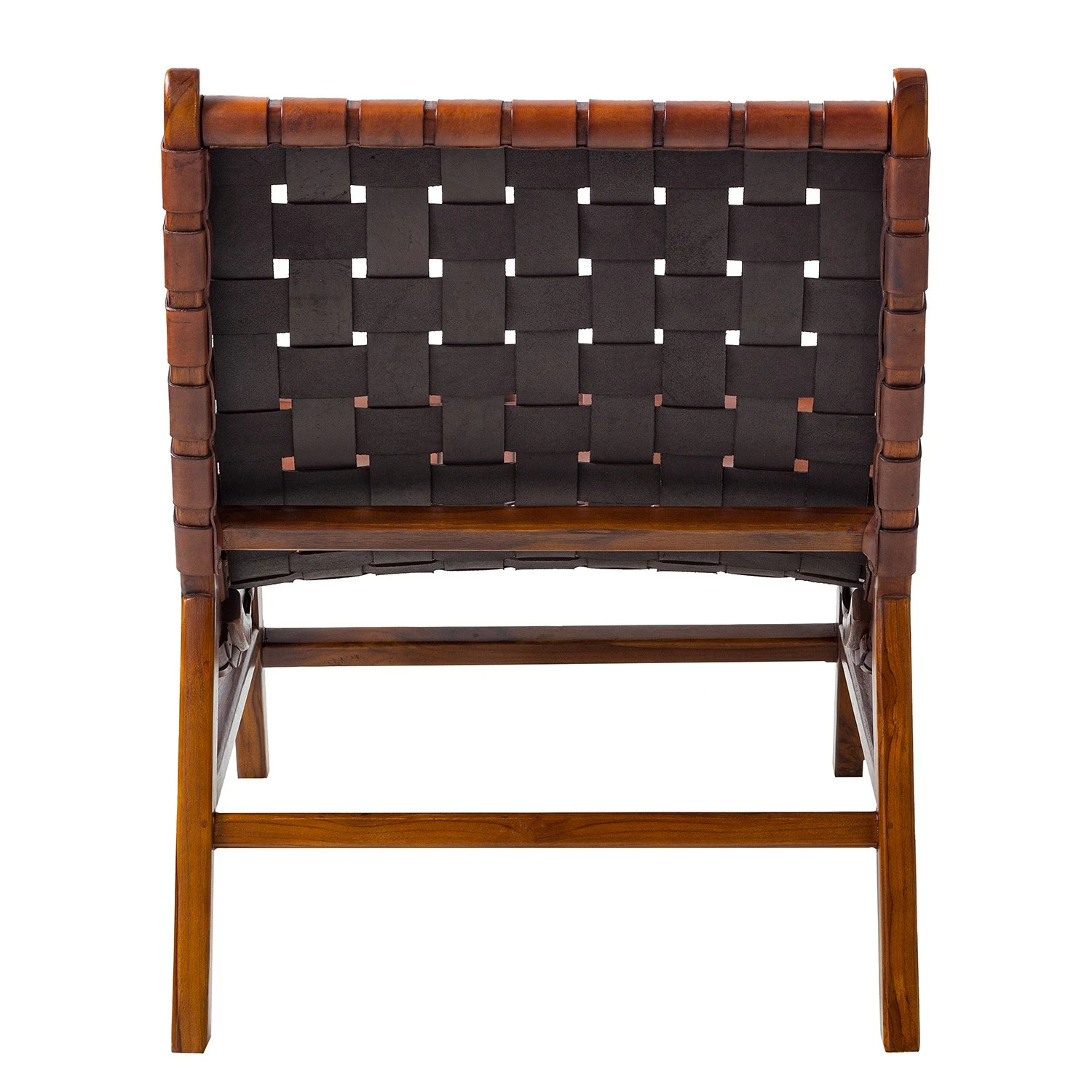 Ars manufacti Loungesessel Bourbourg I - Echtleder / Teakholz massiv - Cognacbraun / Teak 5 Ars manufacti Loungesessel Bourbourg I - Echtleder / Teakholz massiv - Cognacbraun / Teak – Bild 5