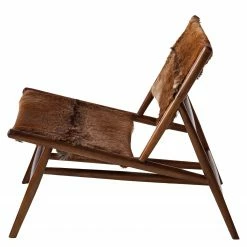 Ars manufacti Loungesessel Howden - Kuhfell / Teakholz massiv - Kuhmuster / Teak -Wohnzimmermöbel boutique en ligne 1000183950 200414 13371200003 DETAILS P000000001000183950